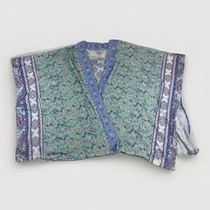 Avenue Cardigan Womens 14/16 Floral Open Front w/Tank Top Sweater Sweatshirt NEW